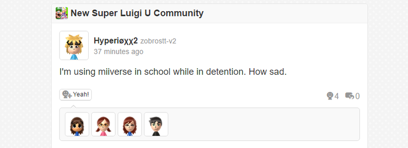Illustration for article titled Luigi's Miiverse Community Has Become A Shitposter's Paradise In 2016